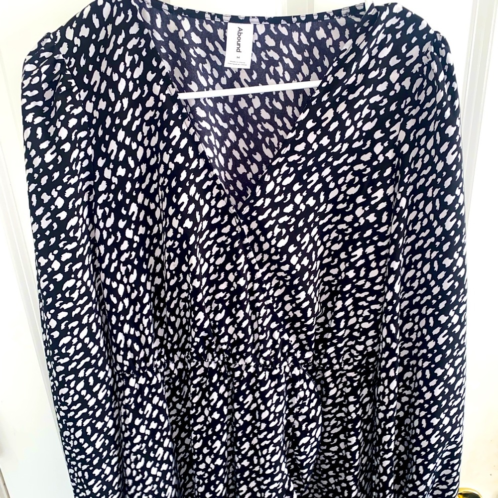 Black and white dress
